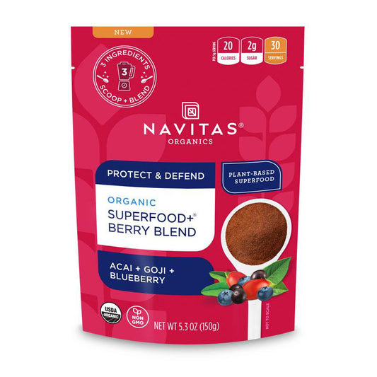 NAVITAS ORGANICS SUPERFOOD+ BERRY BLEND 5.3oz